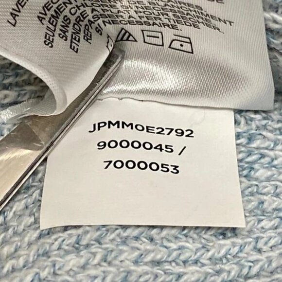 Jones New York Signature Knit Sweater Women’s Large Light Blue Lace Up Front EUC - Picture 6 of 9